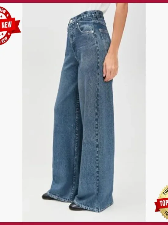 Lightweight Terry Stretch Jeans, 32.75in Inseam, High Rise - Picture 5 of 6